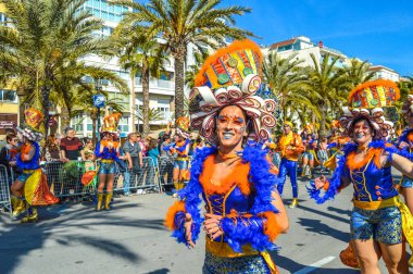 Lloret de Mar 'daki karnaval, İspanya 2023