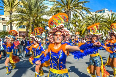 Lloret de Mar 'daki karnaval, İspanya 2023