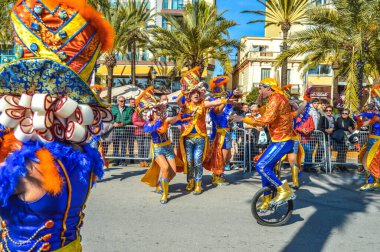 Lloret de Mar 'daki karnaval, İspanya 2023