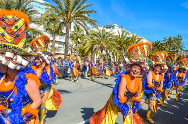 Lloret de Mar 'daki karnaval, İspanya 2023
