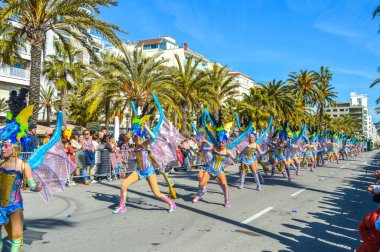 Lloret de Mar 'daki karnaval, İspanya 2023
