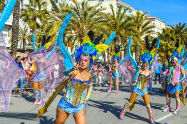 Lloret de Mar 'daki karnaval, İspanya 2023