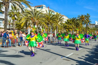 Lloret de Mar 'daki karnaval, İspanya 2023