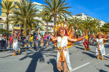 Lloret de Mar 'daki karnaval, İspanya 2023