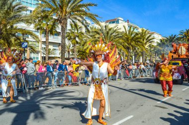Lloret de Mar 'daki karnaval, İspanya 2023