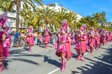 Lloret de Mar 'daki karnaval, İspanya 2023