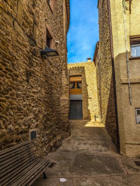 İspanya 'nın El Girones bölgesindeki Madremanya antik İspanyol köyü