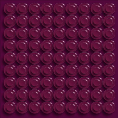 Lego vector background. Perfect vector background of closeup plastic gloss construction block. Maroon . Maroon plastic construction plate. 3d vector background from building bricks. Maroon Bricks background