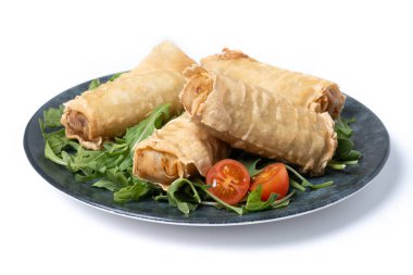 Çıtır çıtır sebzeler. Beyaz arka planda Rolls Royce.