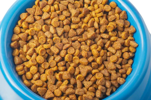 Futter Für Tiere Haustiere Trockenfutterkroketten Für Katzen Oder Hunde Einer — Stockfoto
