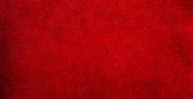 Kırmızı kadife kumaş ağ büyüklüğünde. Süet hakiki deri arka plan kadar kırmızıdır..