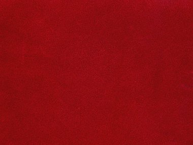 Kırmızı süet arka plan. Kırmızı arkaplanın ince odak noktası.