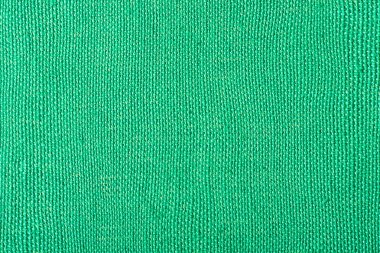 Yeşil kumaş arka plan makro fotoğraf yatay çerçevesi