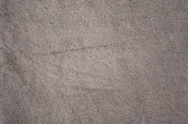 Arka plan olarak gri süet deri makro fotoğraf