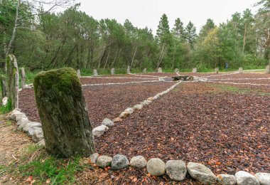 Mysterious Domsteinane stone circle in southern Norway near Stavanger clipart