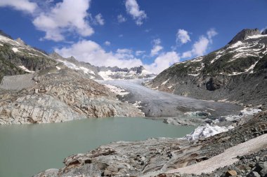 İsviçre Rhone Buzulu 