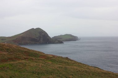 Madeira Adası 'nda farklı jeolojik oluşum 