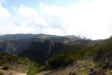 Madeira Adası 'nda farklı jeolojik oluşum 