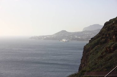 Madeira Adası 'nda farklı jeolojik oluşum 