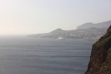 Madeira Adası 'nda farklı jeolojik oluşum 