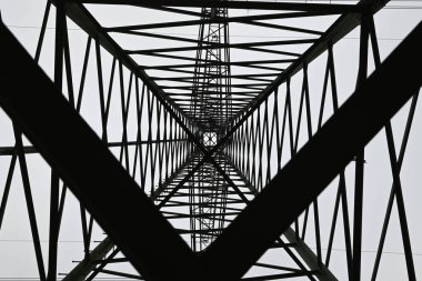 Hamburg, Almanya 'daki Power Pylon Ağı