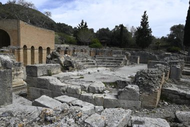 Girit Minos Arkeoloji Sitesi Gortyna, Yunan 