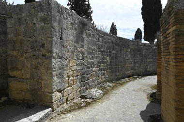 Girit Minos Arkeoloji Sitesi Gortyna, Yunan 