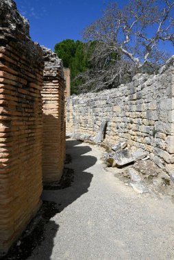 Girit Minos Arkeoloji Sitesi Gortyna, Yunan 