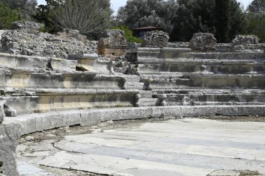 Girit Minos Arkeoloji Sitesi Gortyna, Yunan 