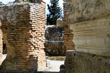 Girit Minos Arkeoloji Sitesi Gortyna, Yunan 