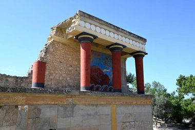 Girit Minos Arkeoloji Sitesi Knossos, Girit, Yunanistan