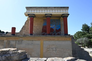 Girit Minos Arkeoloji Sitesi Knossos, Girit, Yunanistan