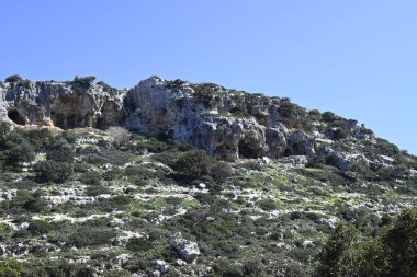 Yunanistan 'ın Rethymno kenti yakınlarındaki Girit Myli Kanyonu