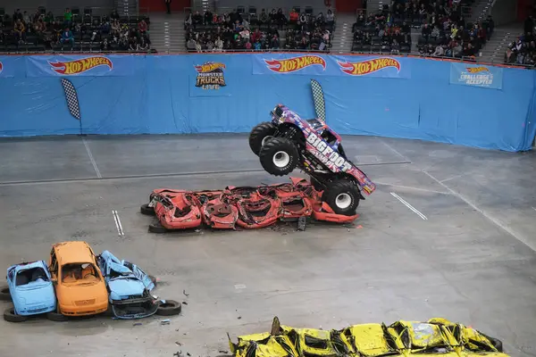 Chorzw Poland March 2022 Hot Wheels Monster Truck Action — Stock Photo, Image