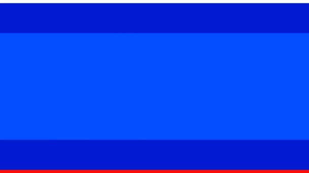 Bandera Rusia Colores Transición Animada Vertical Ambos Lados Sobre Tecla — Vídeos de Stock