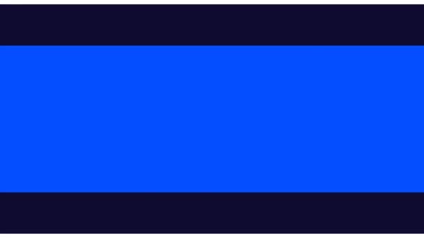 泰国国旗的颜色 在蓝屏彩色键上方垂直向两侧的二维动画转换 用于视频转换 无缝线圈 Uhd — 图库视频影像