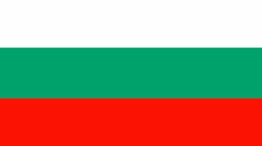 Flag of Bulgaria. 4K UHD.