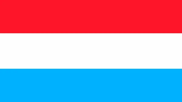 Flag Luxembourg Uhd — стоковое фото