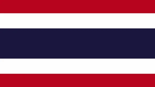 Flagge Thailands Uhd — Stockfoto