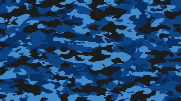 Camuflagem Azul Camuflagem Militar Formatos Ilustração Uhd — Fotografia de Stock