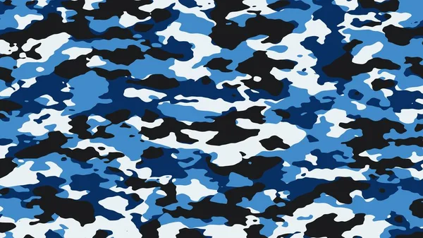 Modrá Kamufláž Vojenská Kamufláž Formáty Ilustrací Uhd — Stock fotografie