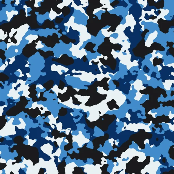 Modrá Kamufláž Vojenská Kamufláž Formáty Ilustrací 4096 4096 — Stock fotografie