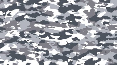 Açık gri ya da siyah beyaz kamuflaj. Askeri kamuflaj. Görüntü Biçimleri 8K UHD
