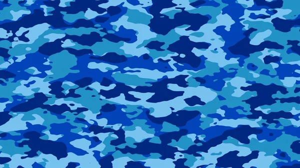 Camuflagem Azul Camuflagem Militar Formatos Ilustração Uhd — Fotografia de Stock