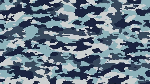 青いカモフラージュ 軍用カモフラージュ イラストフォーマット Uhd — ストック写真
