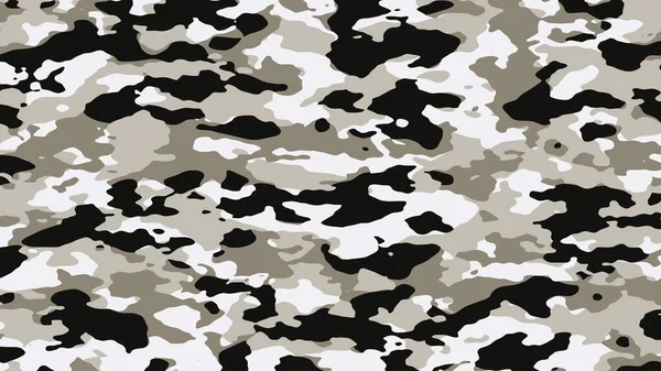Camuflaje Gris Claro Blanco Negro Camuflaje Militar Formatos Ilustración Uhd —  Fotos de Stock