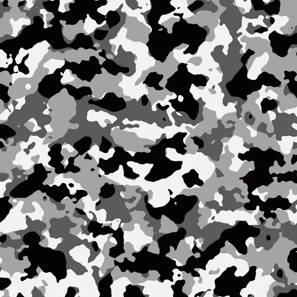 Ljusgrå Eller Svartvitt Kamouflage Militärkamouflage Illustrationsformat 4096 4096 — Stockfoto