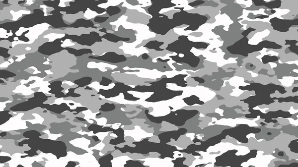 ライトグレーまたはブラックホワイトカモフラージュ 軍用カモフラージュ イラストフォーマット8K Uhd — ストック写真