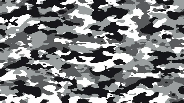 ライトグレーまたはブラックホワイトカモフラージュ 軍用カモフラージュ イラストフォーマット8K Uhd — ストック写真