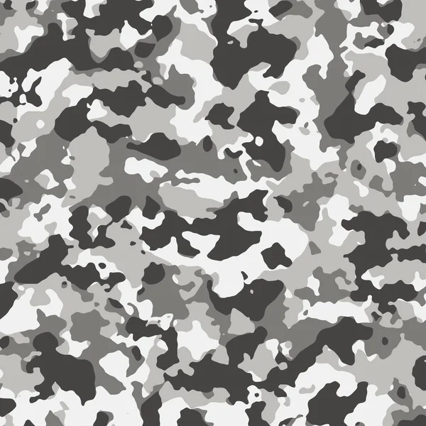 Ljusgrå Eller Svartvitt Kamouflage Militärkamouflage Illustrationsformat 8192 8192 — Stockfoto